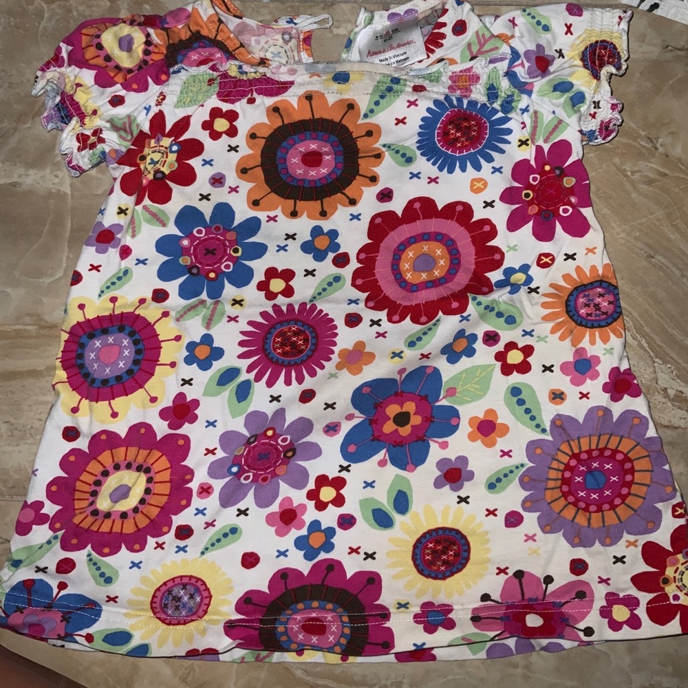Hanna andersson flower dress 80 2t